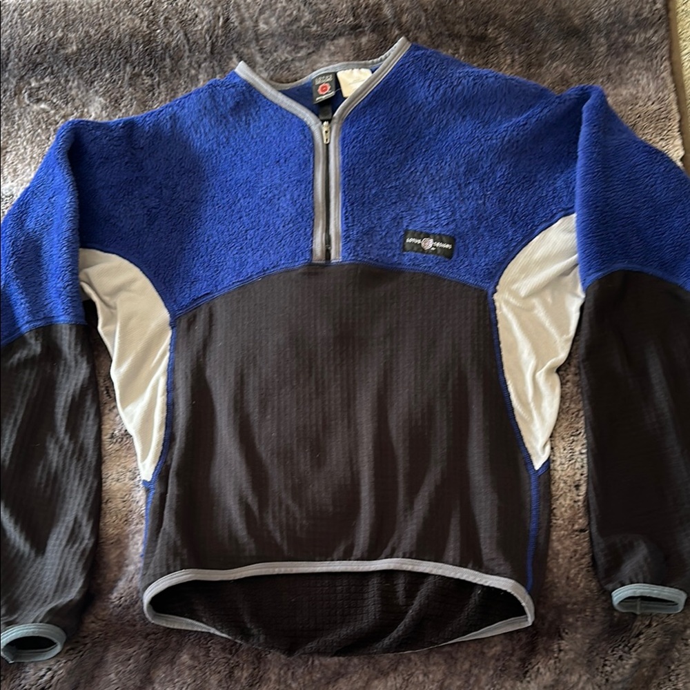 Unisex Blue and Black Sweater